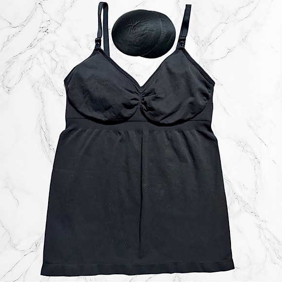 2 Maternity Nursing Tank Tops XL - Picture 2 of 15